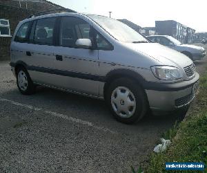 2000 VAUXHALL ZAFIRA COMFORT 16V SILVER 1.6 PETROL MANUAL  LOW MILEAGE