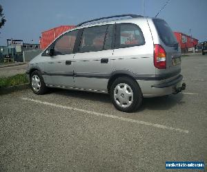 2000 VAUXHALL ZAFIRA COMFORT 16V SILVER 1.6 PETROL MANUAL  LOW MILEAGE