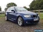 57 2007 BMW 2.0 123D M Sport - 3 Door Hatchback, Blue, Rare High Spec ! 204BHP for Sale