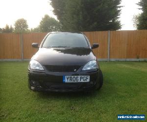 2006 VAUXHALL CORSA SXI+ 16V S-A BLACK only 68285miles