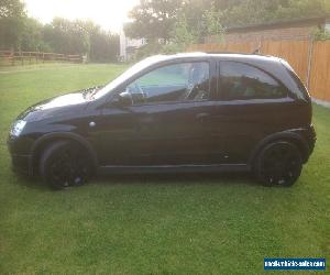 2006 VAUXHALL CORSA SXI+ 16V S-A BLACK only 68285miles