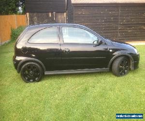 2006 VAUXHALL CORSA SXI+ 16V S-A BLACK only 68285miles