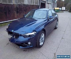 2016 BMW 318D SPORT STEP AUTO 4 DOOR SALOON BLUE LIGHT DAMAGED SALVAGE CAT D.