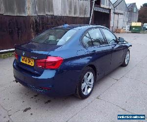 2016 BMW 318D SPORT STEP AUTO 4 DOOR SALOON BLUE LIGHT DAMAGED SALVAGE CAT D.