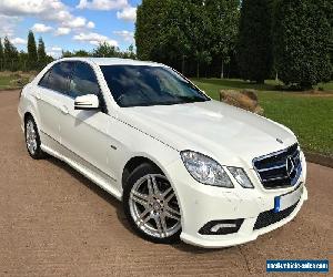 2010 White Mercedes-Benz E350 E Class CDI Auto Sport Blueeffiency 58,000 miles 