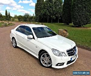 2010 White Mercedes-Benz E350 E Class CDI Auto Sport Blueeffiency 58,000 miles 