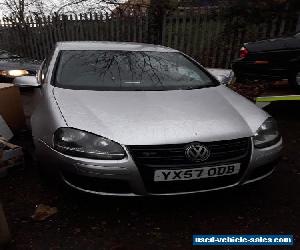 2007 VW GOLF GT SPORT TDI 170BHP 57 PLATE SPARES OR REPAIRS NO MOT DRIVE AWAY 