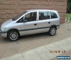 2003 VAUXHALL ZAFIRA 16V CLUB SILVER for Sale