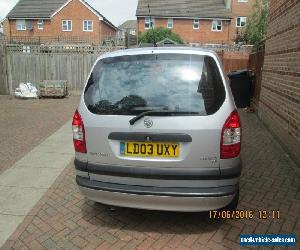 2003 VAUXHALL ZAFIRA 16V CLUB SILVER