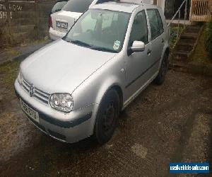 2001 VOLKSWAGEN GOLF S SILVER