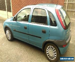 2001 VAUXHALL CORSA COMFORT 16V AUTO BLUE