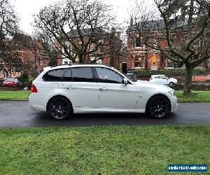 2010 BMW 320D M SPORT TOURING, ESTATE, WHITE, FSH, SAT NAV, REV CAMERA,19 ALLOYS