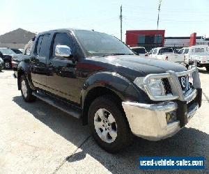 2008 Nissan Navara D40 ST-X (4x4) Manual 6sp M