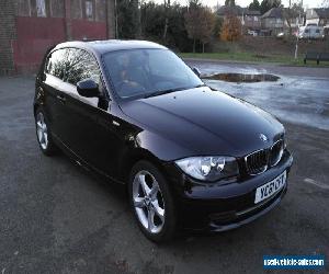 2011 BMW 1 SERIES 116D SPORT MANUAL SAT NAV M SPORT LEATHER INTERIOR BLACK for Sale