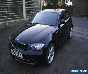 2011 BMW 1 SERIES 116D SPORT MANUAL SAT NAV M SPORT LEATHER INTERIOR BLACK