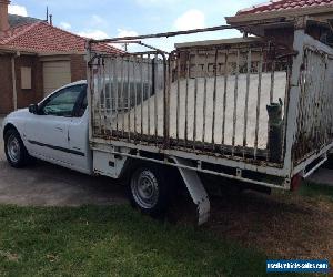 AU3 FALCON 1 TON UTE.DEDICATED GAS WITH CAGE/GATES.HAS ISSUES...