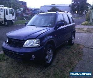 Honda CRV Sport 2001 manual 