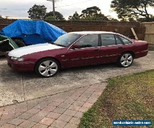 1995 RED HOLDEN SED