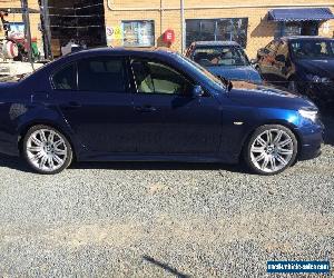 2008 BMW 520D Blue Automatic A Sedan