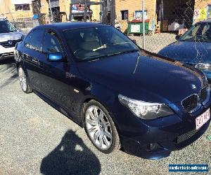 2008 BMW 520D Blue Automatic A Sedan