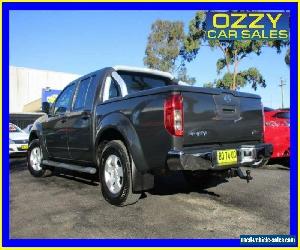 2009 Nissan Navara D40 ST-X (4x4) Grey Manual 6sp M Dual Cab Pick-up