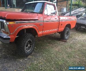  1978 FORD F100 XLT 4WD SHORT WHEEL BASE 