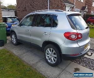 VOLKSWAGEN TIGUAN SE TDI 140 SILVER 4X4 MODEL 108K FSH TOWBAR FITTER CHEAP CAR