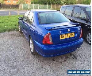 2002 MG ZS+ BLUE 120 1.8 New Engine Low Miles