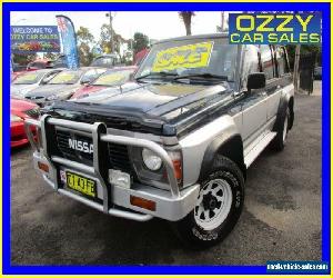 1989 Nissan Patrol DX (4x4) Blue Manual 5sp M Wagon