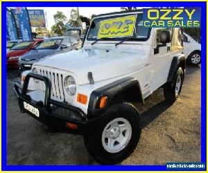 2005 Jeep Wrangler TJ Sport (4x4) White Manual 6sp M Softtop