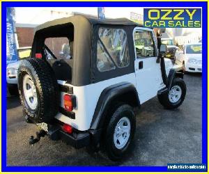 2005 Jeep Wrangler TJ Sport (4x4) White Manual 6sp M Softtop