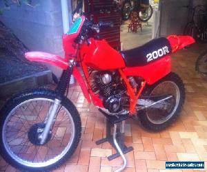 Honda 200R Motorbike