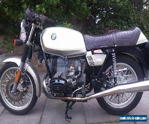 1979 BMW R45 BEIGE/BLACK MOTORBIKE 