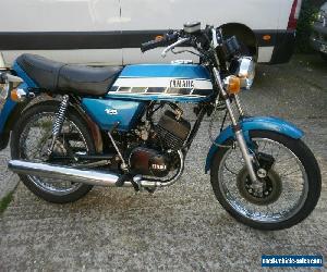 YAMAHA RD 125 DX 1E7 TWIN classic retro 70s iconic  2 stroke sportster 