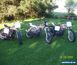 3 1976 YAMAHA XT 500 FLAT TRACKERS FOR SALE for Sale
