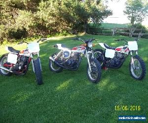 3 1976 YAMAHA XT 500 FLAT TRACKERS FOR SALE