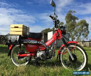 Honda CT 110 the 'legendary postie bike'.  Excellent condition for its age. . .