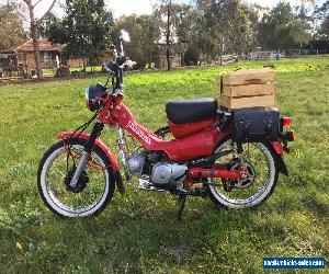 Honda CT 110 the 'legendary postie bike'.  Excellent condition for its age. . .