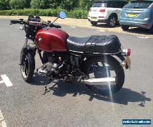 Red BMW R80 mild cafe conversion