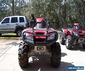 2 x 2005 Honda Rincon with Trailer Quads