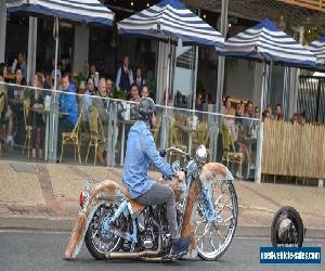 Bagged 2011 Harley Davidson Softail Deluxe on 30" wheel