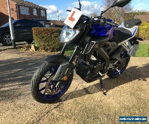 2018 Yamaha MT125 ABS, in blue, excellent condition for Sale