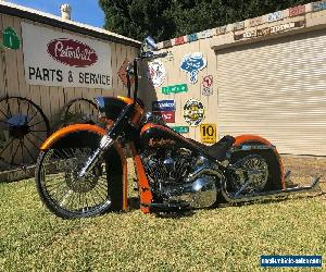 Harley davidson custom show bike softail 