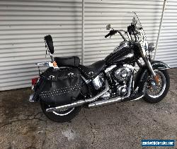 2015 Harley-Davidson FLSTC Heritage Softail 1690cc Vivid Black - Beautiful! for Sale