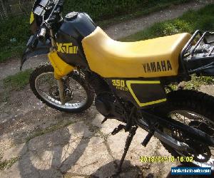 1988 yamaha XT350 motor cycle