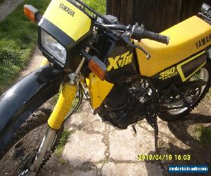 1988 yamaha XT350 motor cycle