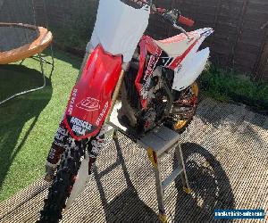 2016 Honda crf250r genuine muscle milk edition, road registered 