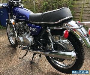 YAMAHA TX500..1974...BLUE-FRESH US IMPORT-UK REGD-HARDLY USED-ONLY 3900 MILES.!!