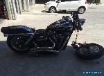 HARLEY DAVIDSON FATBOB 06/2012 MODEL PROJECT MAKE AN OFFER for Sale