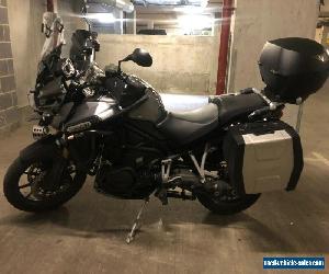 Triumph Tiger Explorer 1215, with panniers top case and extras
